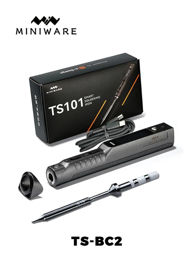 MINIWARE TS101 Portable 65W Soldering Iron with Tip Set