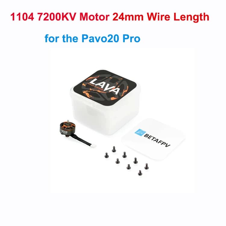 BETAFPV LAVA Series Brushless Motor — 1102 14000KV / 1104 7200KV for Tiny Whoop FPV Builds