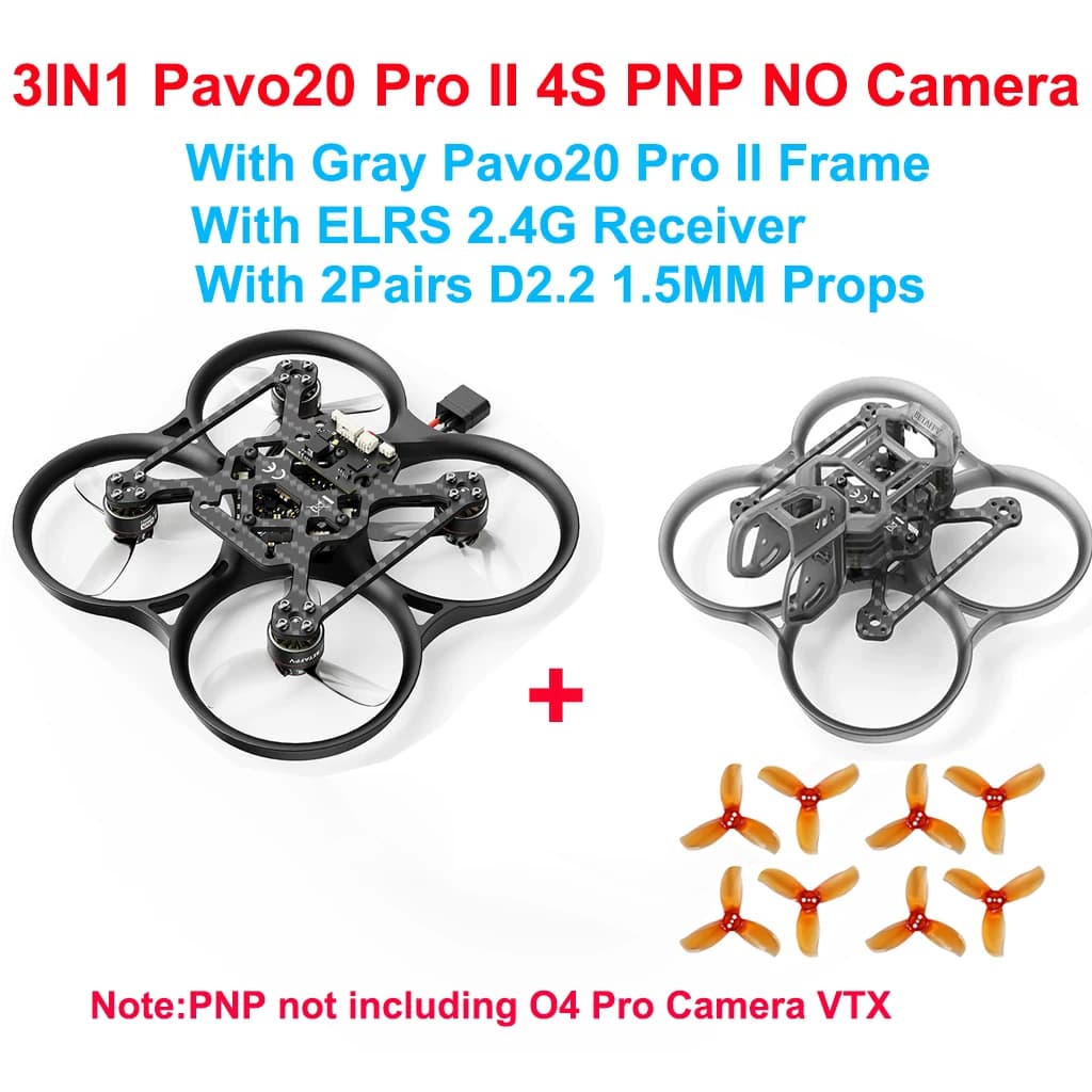 BETAFPV Pavo20 Pro 2.2" Cinewhoop FPV Drone (DJI O3 / O4 Air Unit Pro)